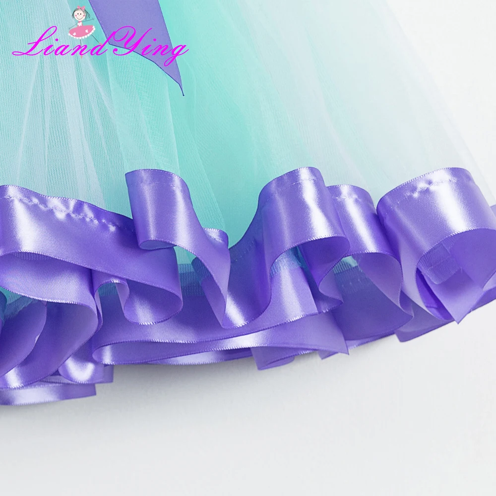 Unicorn Headband Princess Mermaid Tutu Skirt Baby Girls Clothes Rainbow Kids Party Tutu for Girls Skirts Children Ball Gown