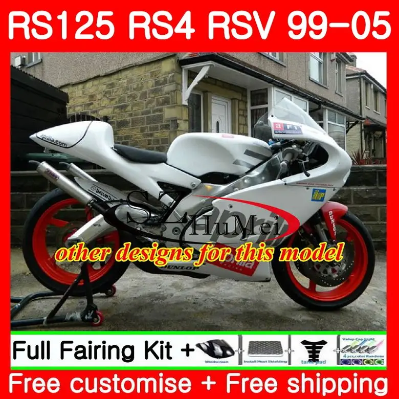 Корпус для Aprilia RS 125 1999 2000 2001 2002 2003 2005 84NO.1 RS4 RSV125 RS125 99 00 01 02 03 04 05 Обтекатели глянцевый