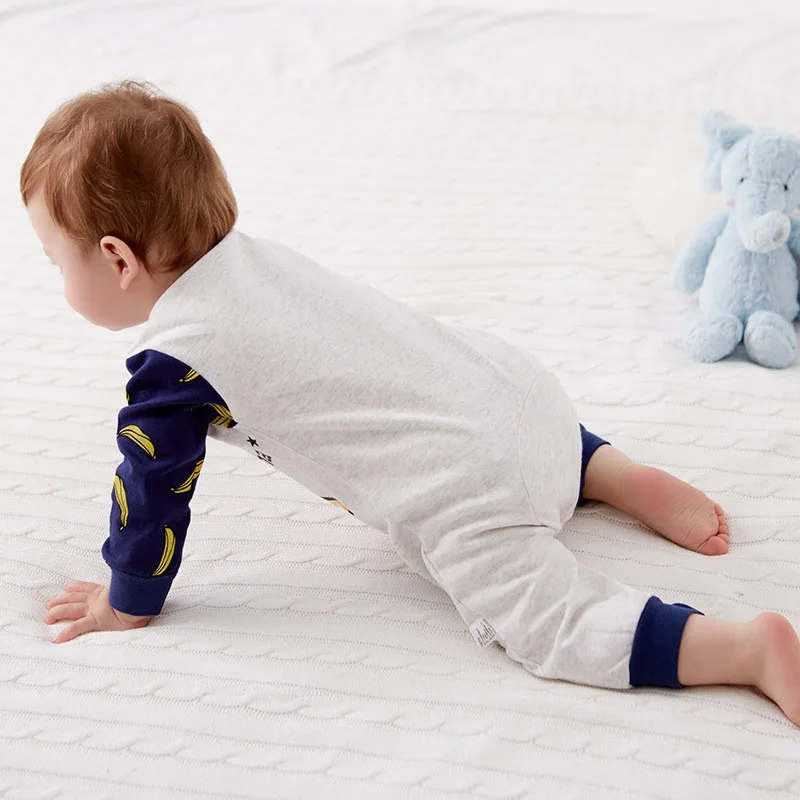 Детский комбинезон с рисунком для новорожденных одежда малышей унисекс Vetement Bebe