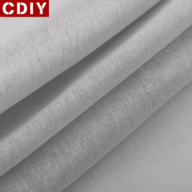 Соревнование CDIY Короткие шторы для Кухня однотонная вуаль шторы для Гостиная современный Спальня занавески скрининг окна шторы Декор