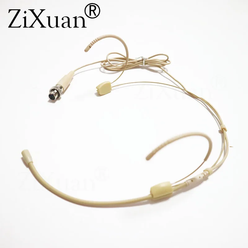 Мини XLR 4-контактный блокировки Earset микрофон гарнитуры для MIPRO Беспроводной поясной передатчик