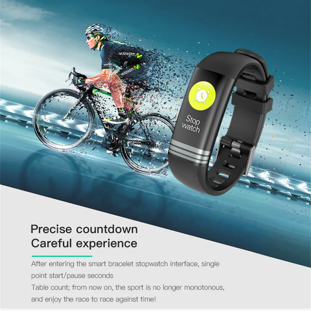 Hot Smart Bracelet Heart Rate Monitor Fitness Tracker IP67 Waterproof Wristband Blood Pressure Oxygen Sport Band | Электроника