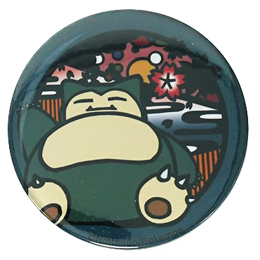 Pocket Monster аниме Mimikyu Volpix Snorlax Gengar Pikachu Eevee Espeon Umbreon Gyarados Mewtwo Rowlet металлический значок брошь на булавке - Окраска металла: 03 Snorlax