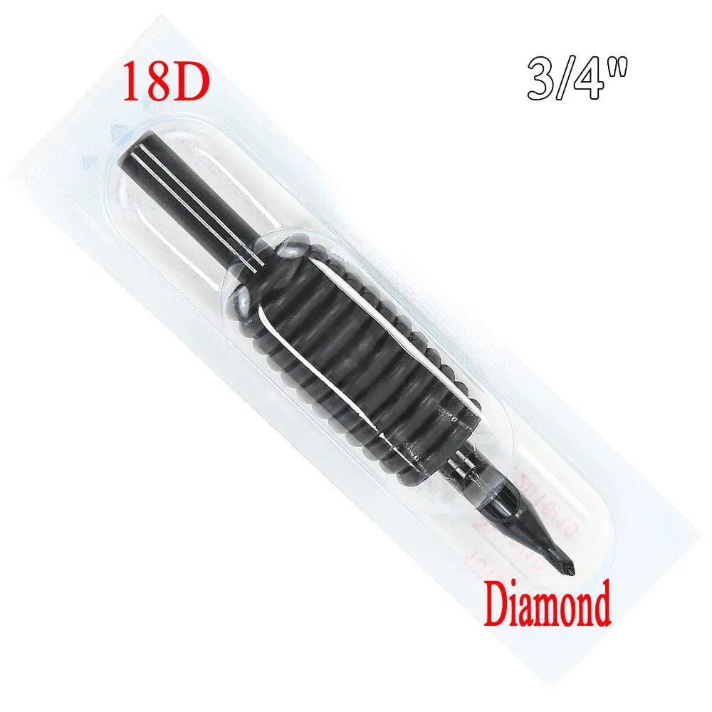 30 шт. x Одноразовые тату-ручки трубка смешанный размер 3/4 дюйма (19 мм) для