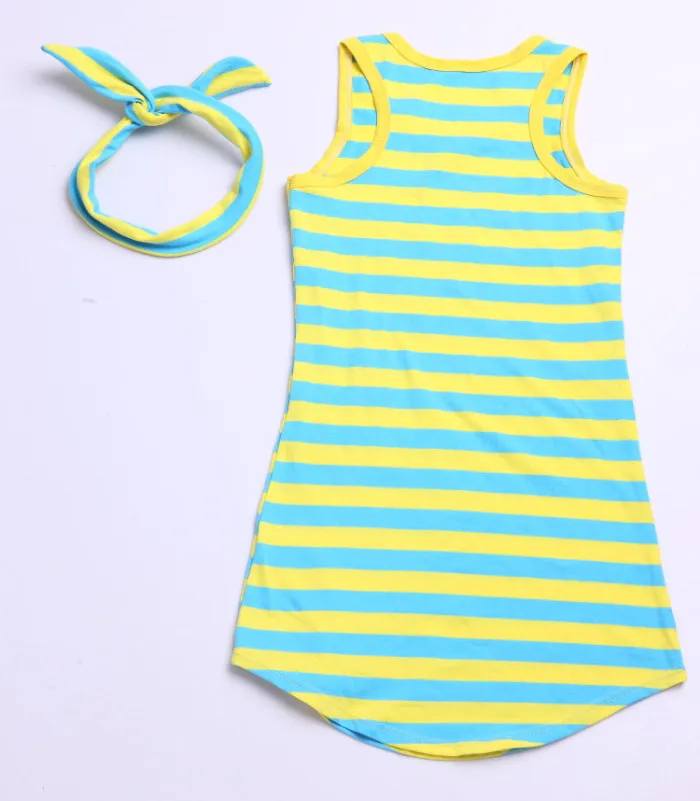 Платья в полоску для маленьких девочек от 2 до 6 лет обтягивающие платья из 100%