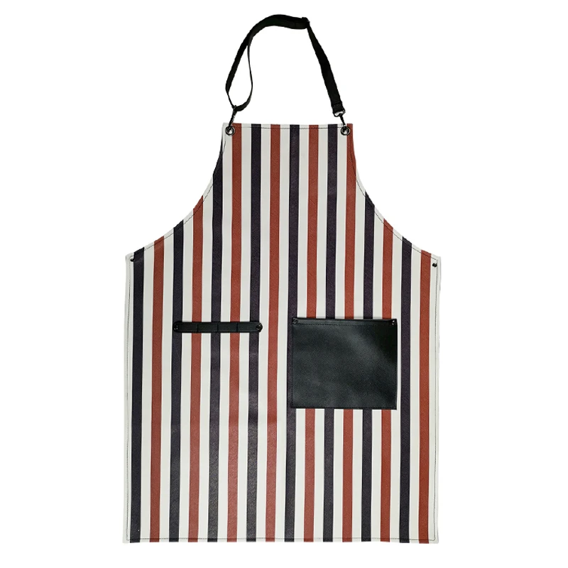 

Salon Hairdresser Apron PU Leather Waterproof Cape Hair Cutting Work Bib Gown Barber Styling Clothes Hairdressing Pinafore 1286