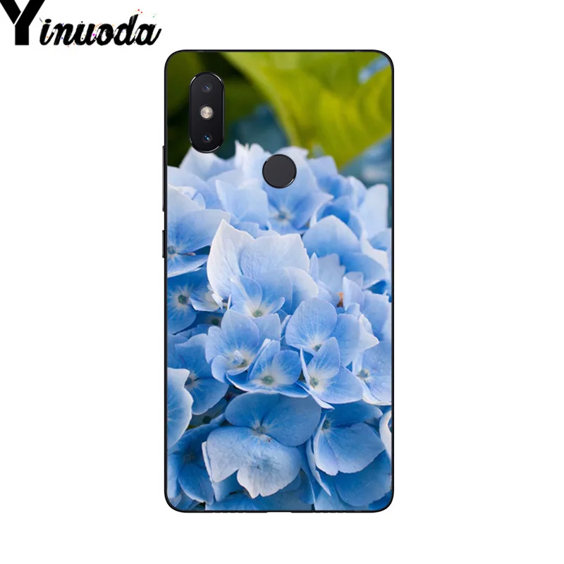 Уникальный чехол для телефона Yinuoda с голубым цветком гортензии Xiaomi Mi 6 Mix2 Mix2S Note3 8