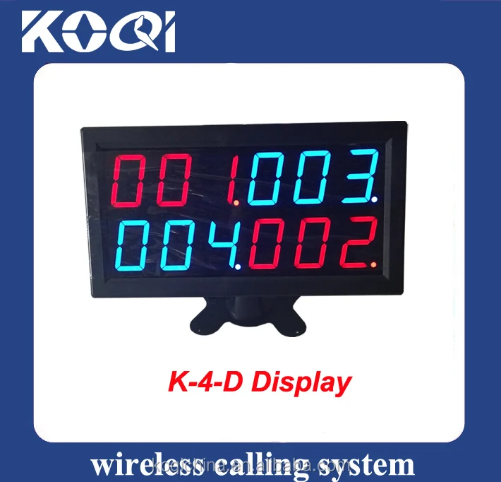 Официант ресторан Беспроводная система заказа (1 приемник дисплея + 47 кнопка