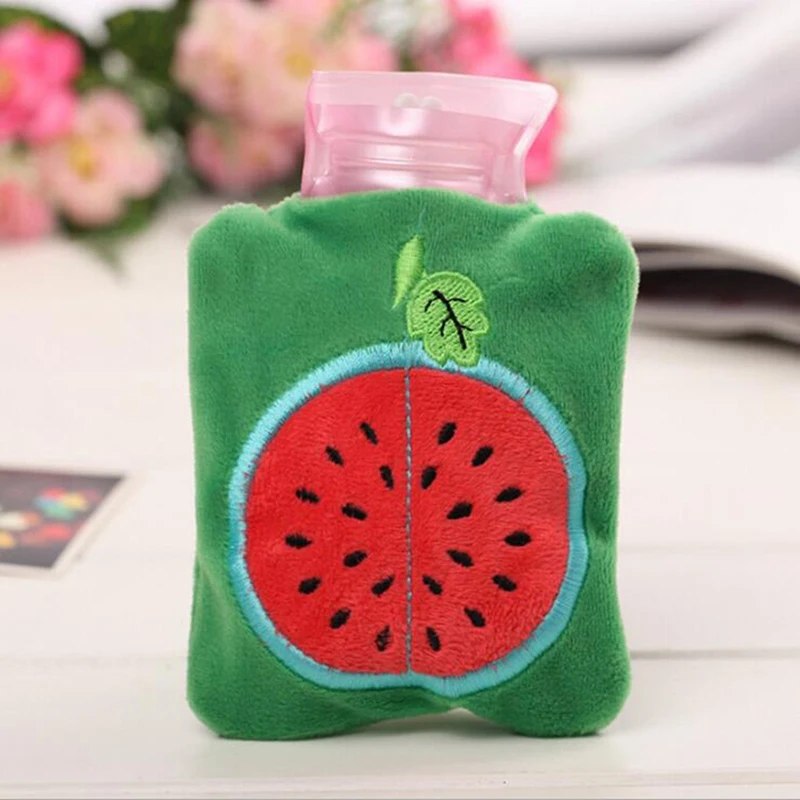 Милые фрукты Мини Бутылка для горячей воды креативный мультфильм девушка карман