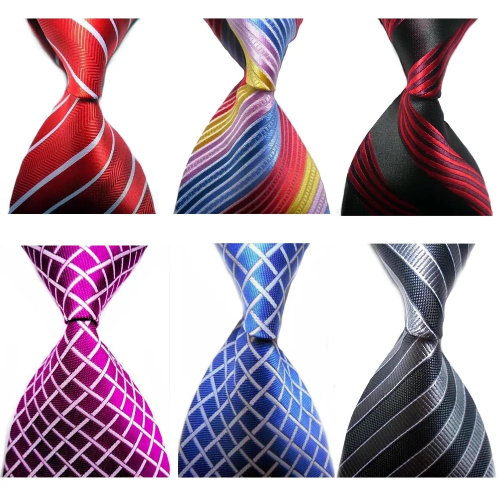 

19 Colors Classic Man's Tie Striped Woven Floral Striped Necktie business ties Suit Necktie for men