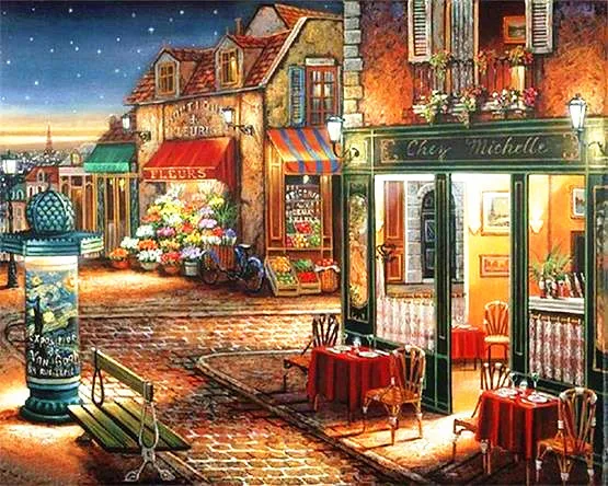 

5D Diy Diamond Painting Scenery Cross Stitch Crystal Full Square/round Sets Decorative Embroidery Drill Picture By Numbers Shop