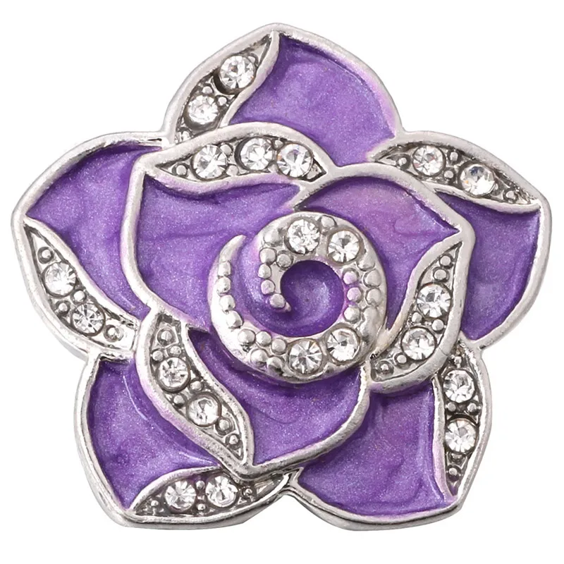 10 шт. новинка ювелирное изделие стразы в виде цветка для женщин античный