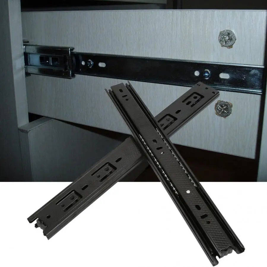 3 секционные направляющие с шариковым подшипником для выдвижных ящиков скользят