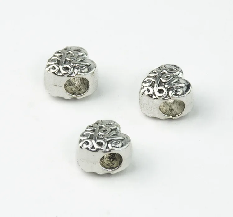 Модные искусственные сердца Европейские Бусины подходят для браслетов и