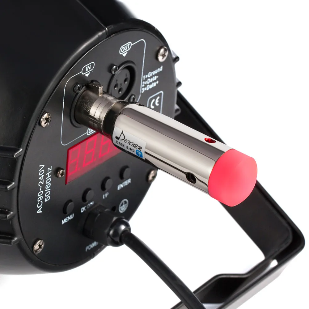 Беспроводной приемник dongner DMX512 DMX Dfi DJ 2 4G 4 шт. 3 перезаряжаемых приемника и 1