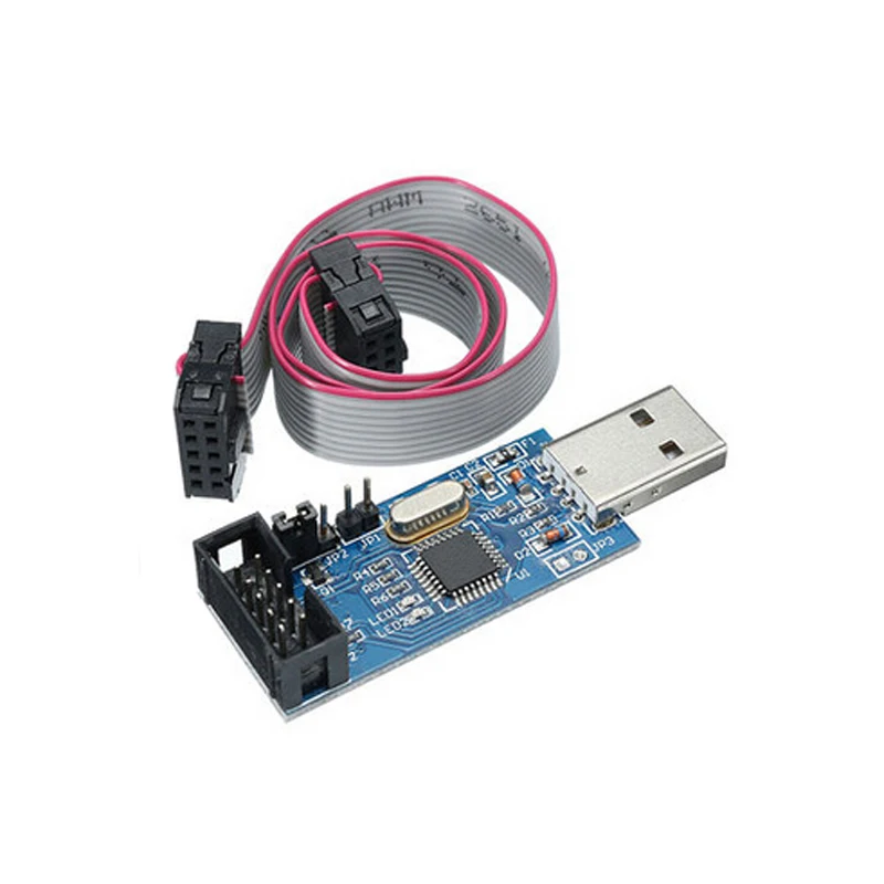 Программатор USB ISP ASP ATMEGA8 ATMEGA128 с поддержкой Win7 64K 1 шт.|avr programmer|usb ispisp programmer |