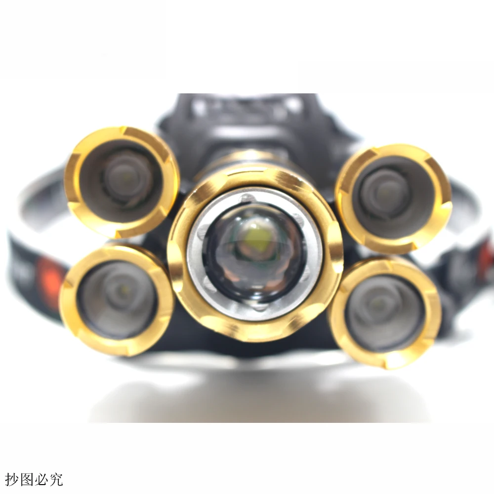Налобный фонарь T6 + XPE светодиодный 18650 лм с 5 Светодиодами|led headlight|headlight ledheadlights