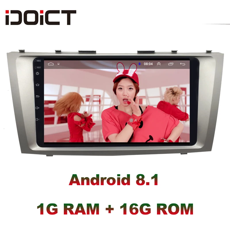 IDOICT Android 8,1 dvd-плеер для автомобиля gps навигация Мультимедиа для Toyota Camry радио 2006-2011 wifi BT