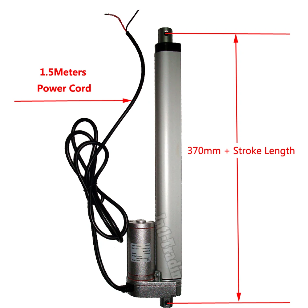 Полный одноосевой Солнечный трек 10 &quotЛинейный Привод 12В DC контроллер двигателя