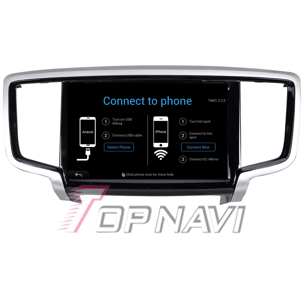 Автомобильный dvd плеер Topnavi 10 2 дюйма четырехъядерный Android 6 0 gps навигация для Odyssey