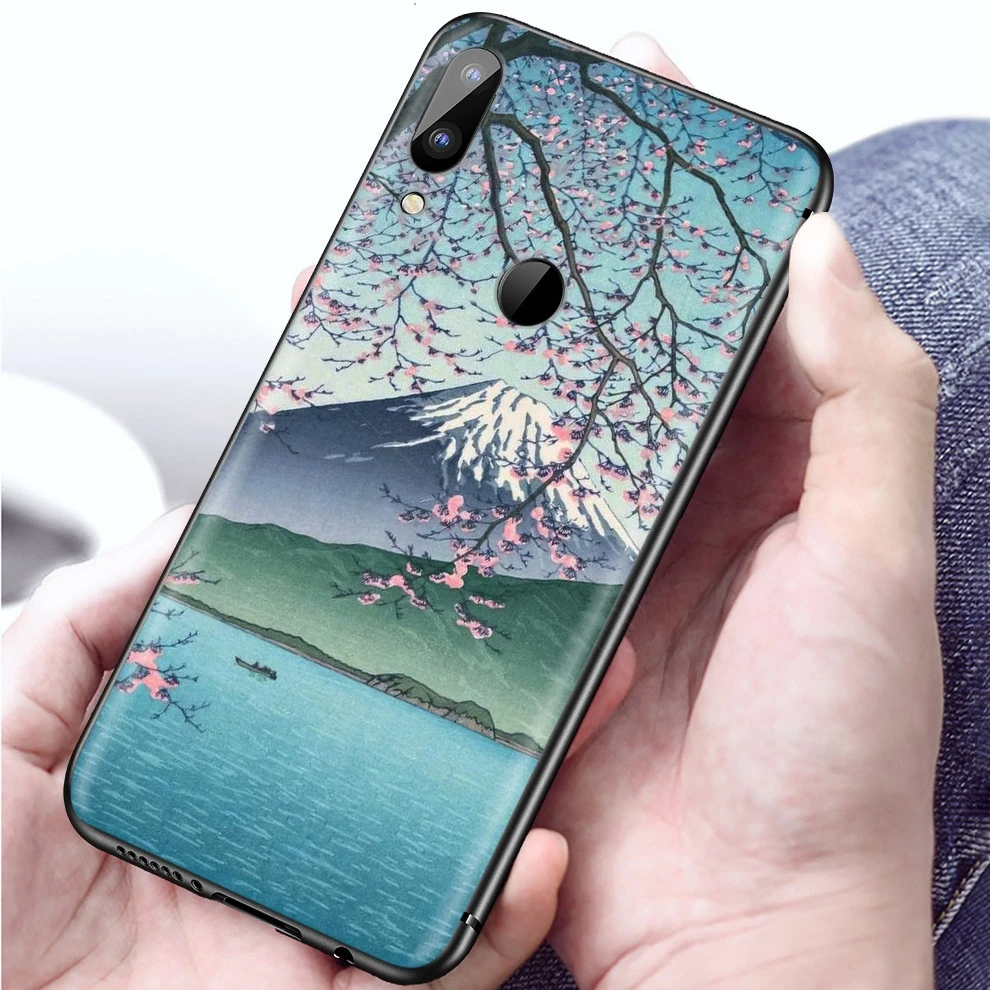 Чехол Lavaza с японским краном Fuji Mountain Wave для Xiaomi 9T Pro CC9 A3 Redmi K20 7A Huawei Honor 20 9X P20 Lite Nova 5i