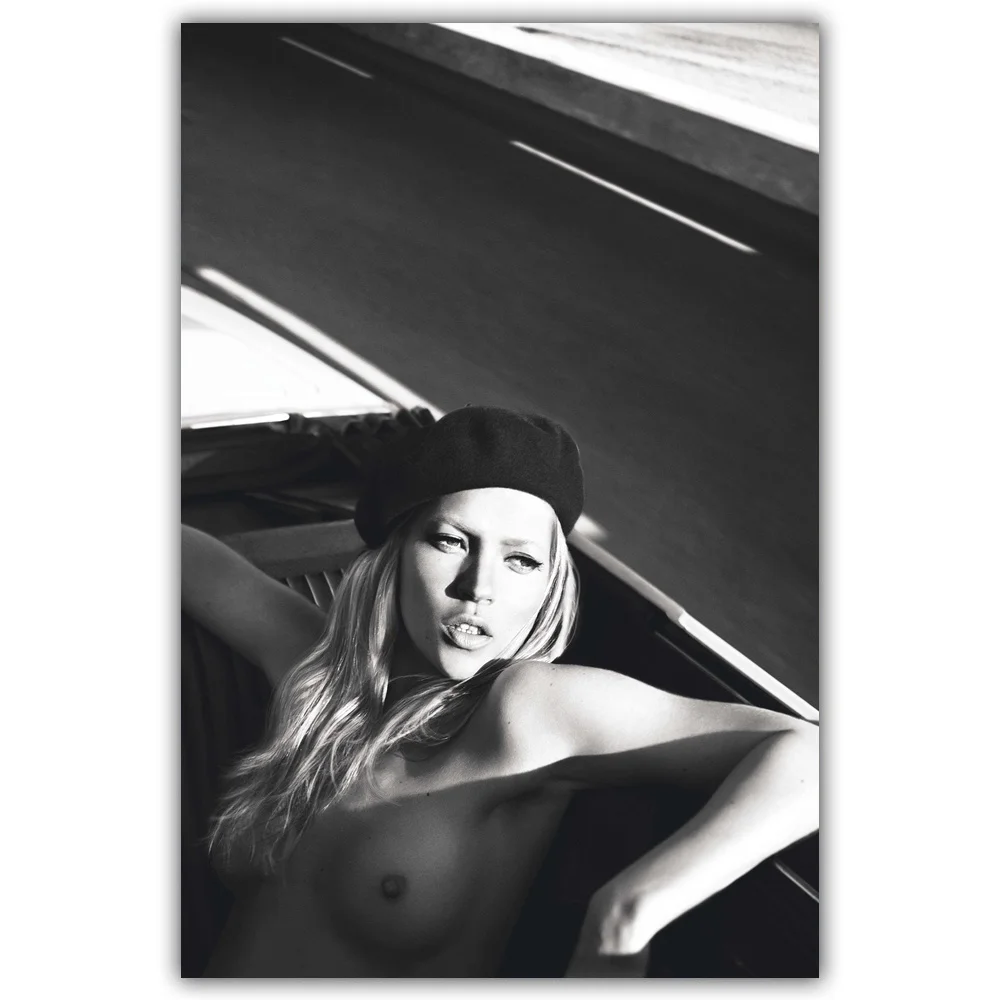 Kate Moss английский Vogue Сексуальная Супер Модель Холст плакат