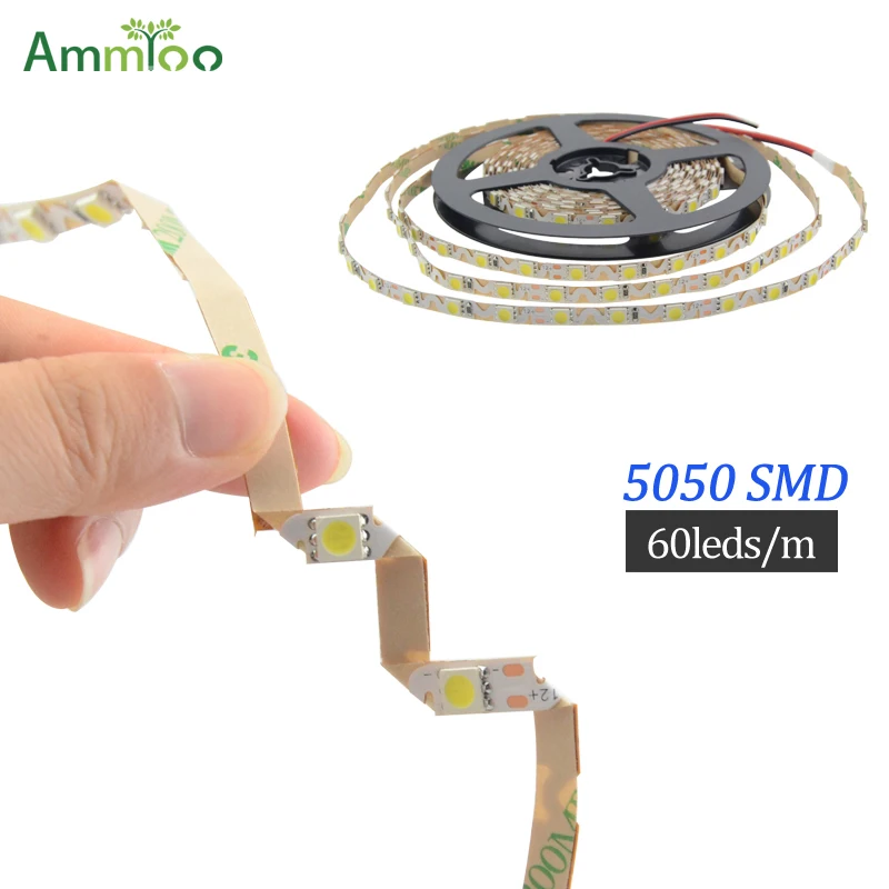 SMD 5050 Светодиодная лента постоянного тока 12 В случайное сложение не