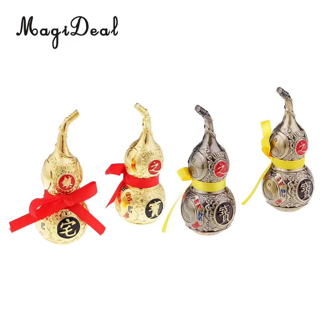 MagiDeal винтажный китайский Fengshui Wu Lou Hu Lu Gourd амулет металлические поделки аксессуар