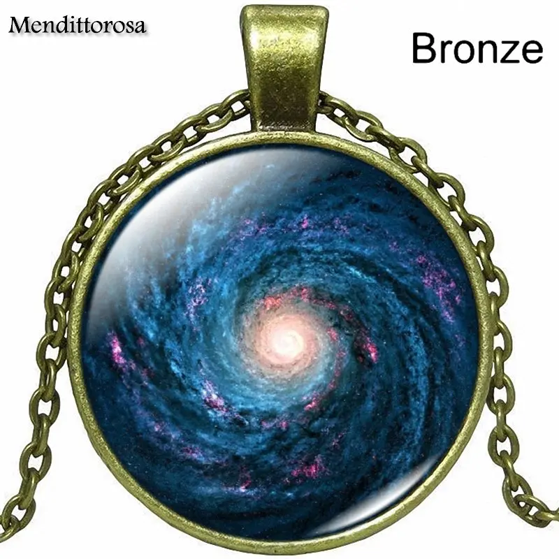 Ювелирные изделия цепочка черного цвета стеклянный кабошон ожерелье с подвеской