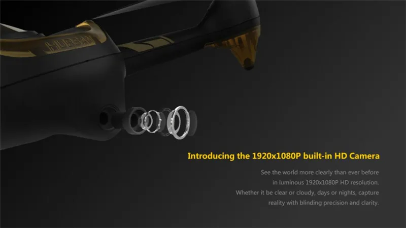 Последним Hubsan X4 воздуха H501A WI-FI с видом от первого лица с бесколлекторными моторами 1080 P HD Камера gps точки RC Quadcopter RTF