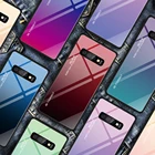 Чехол для Samsung Galaxy S8 S9 S10 Plus S10E Note 9 8 градиентный чехол из закаленного стекла для телефона A7 A6 A8 A9 J4 J6 J8 Plus 2018