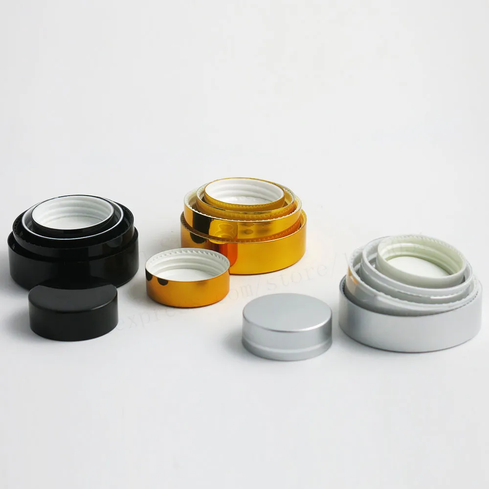 10 шт. 5g г 20 30 50 100 Мороз пустые прозрачные по уходу за кожей крем Jar маломерит на 1/2oz 1