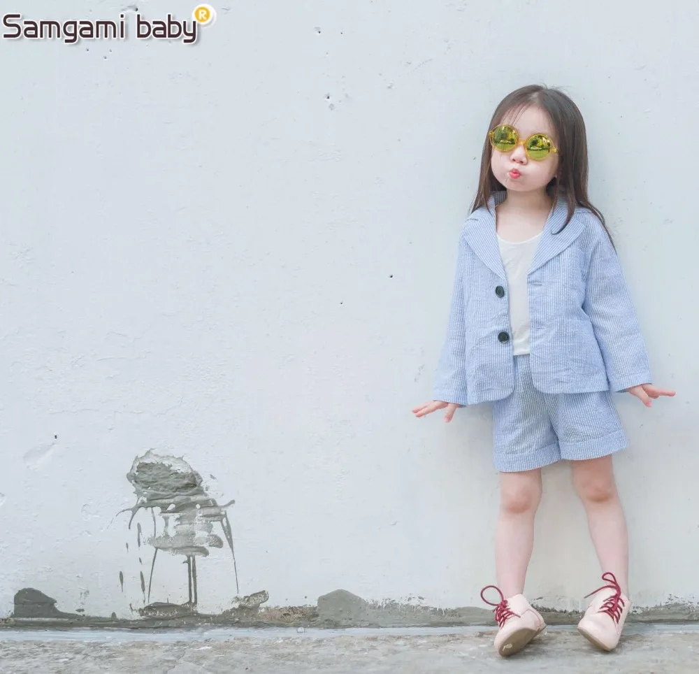 Комплект одежды для мальчиков и девочек SAMGAMI кофта с длинным рукавом шорты