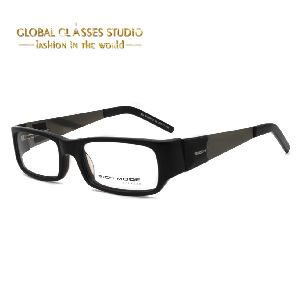 

RM00412 New Men Black Color Acetate Eyeglasses Optical Frame Glasses Eyewear