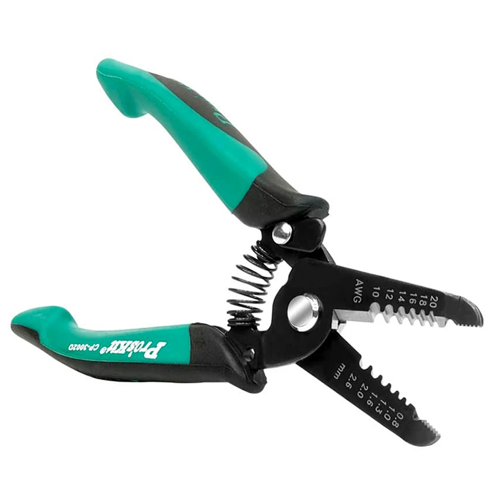 Pro'sKit CP 3002D точные щипцы для зачистки проводов двойного цвета инструмент