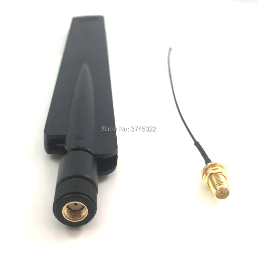 1 шт. 2 4g Wi Fi антенна с высоким коэффициентом усиления 18dbi rp Sma Штекерный разъем + ipex