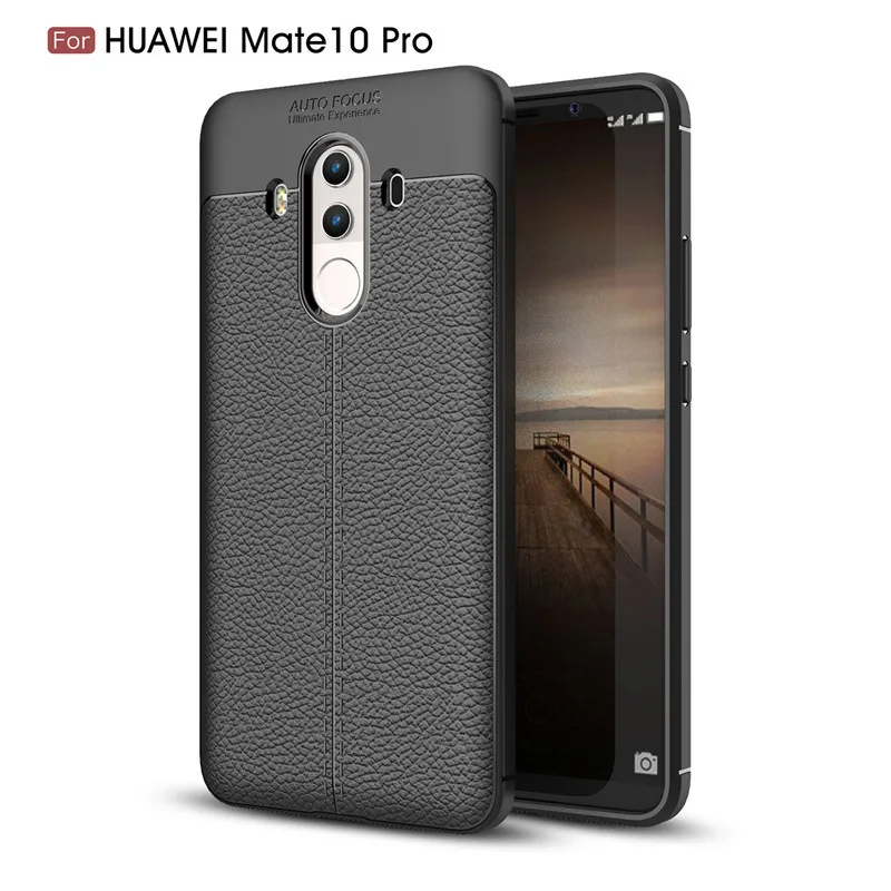 LIEVE Amor чехол для huawei mate 9 10 Pro личи кожа текстура из искусственной кожи Мягкий ТПУ