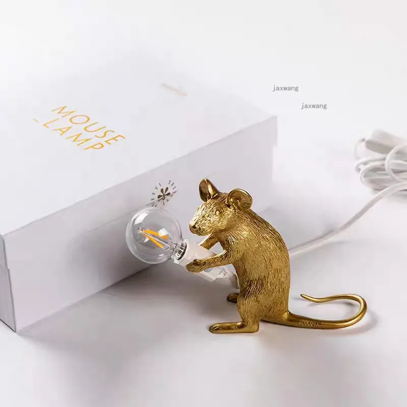 Светильник с мышкой милый детский ABS светодиодный светильник настольные лампы