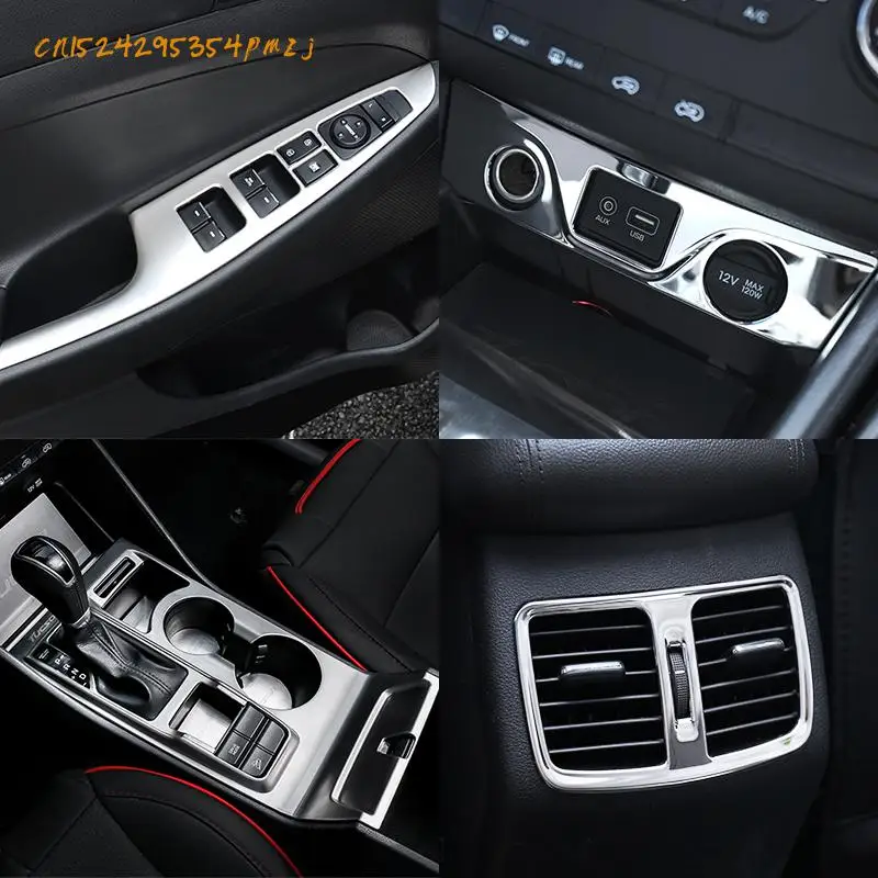 Автомобильные интерьеры из нержавеющей стали панель наклейки для автомобиля