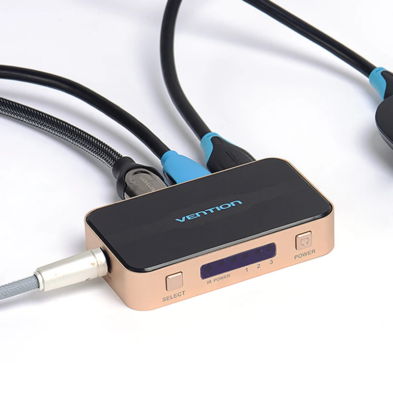 Vention 3 Вход 1 выход HDMI переключатель с пультом дистанционного управления