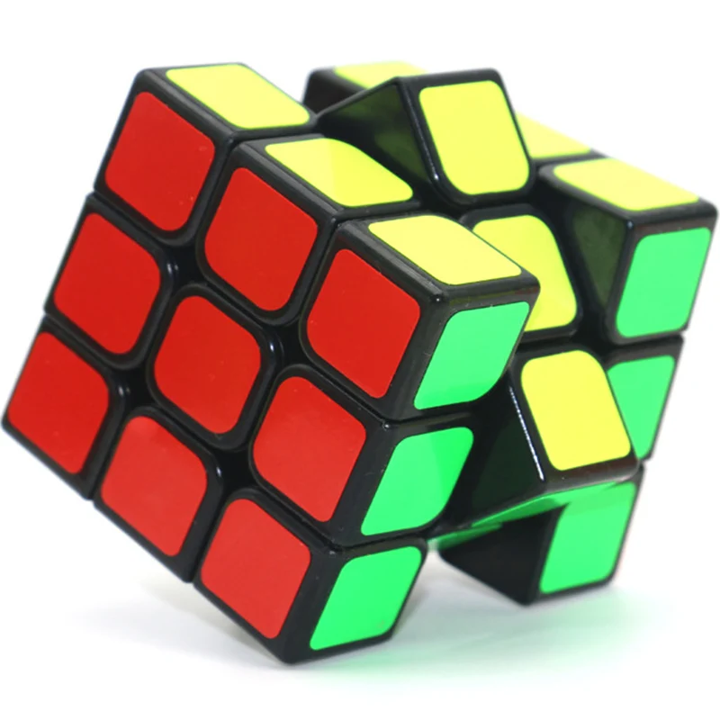 3-Black Qiyi 4*4*4 Профессиональный скоростной куб 3x3x3, магический куб 2x2x2, Развивающий пазл, Детские антистрессовые игрушки, обучающий куб, магический куб - Цвет: 3-Black