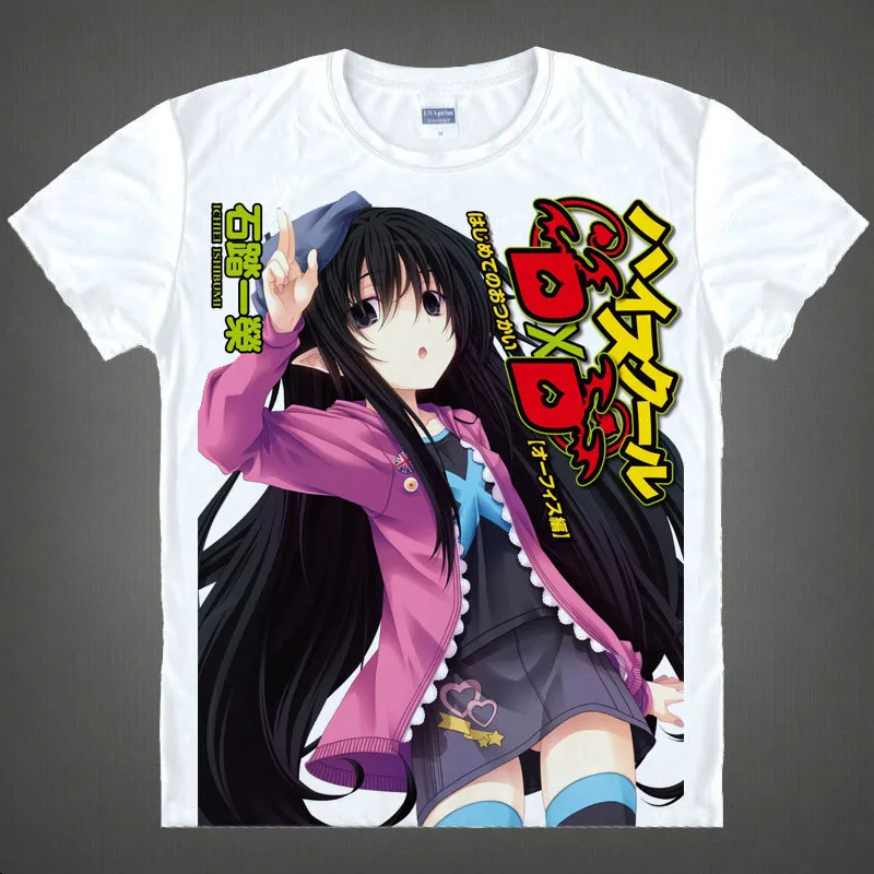 Футболка с 3d принтом в стиле аниме Повседневная футболка для косплея коротким