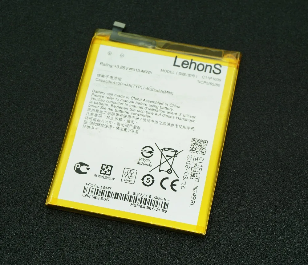 LehonS 1x4020 mAh запасная батарея для Asus Zenfone 3 max 5 &quotZC553KL X00DDA 4 2&quot ZC520KL X00HD C11P1609 1609 |