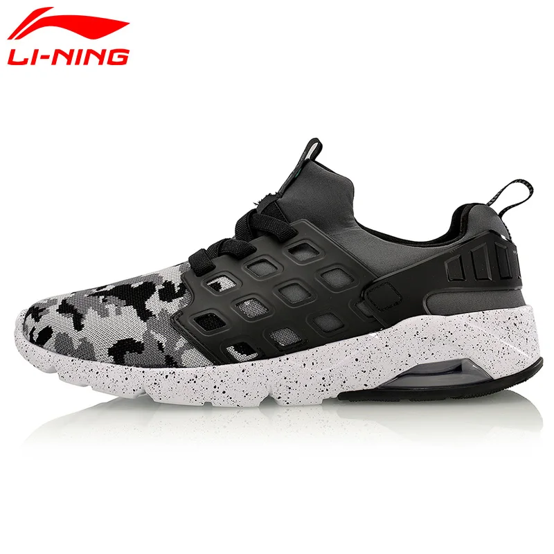 Li-Ning/Мужская обувь для образа жизни с пузырьками кроссовки дышащей подкладкой
