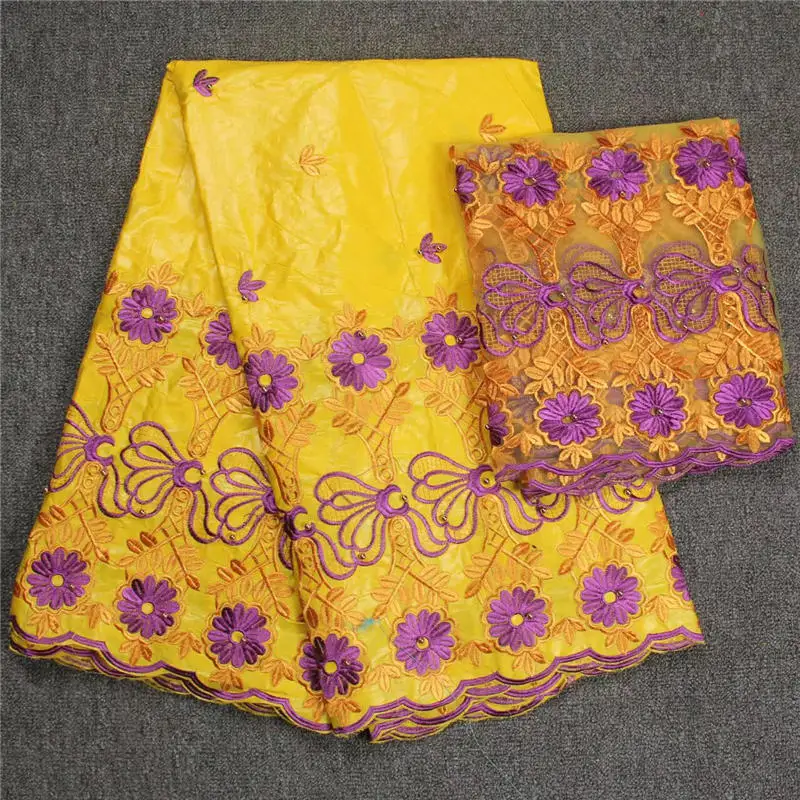 Черный Цвет красивый головной убор из парчи Высокое качество Африканский