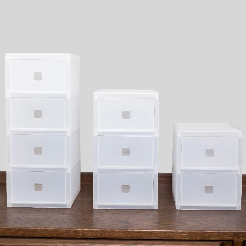 Настольная коробка многослойная прозрачная для хранения приемник