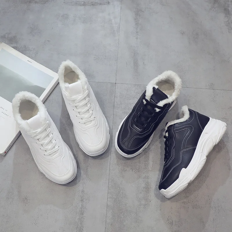Новинка года; сезон весна; модная женская повседневная обувь; замшевая обувь на платформе; женские кроссовки; женские белые кроссовки; Chaussure Femme