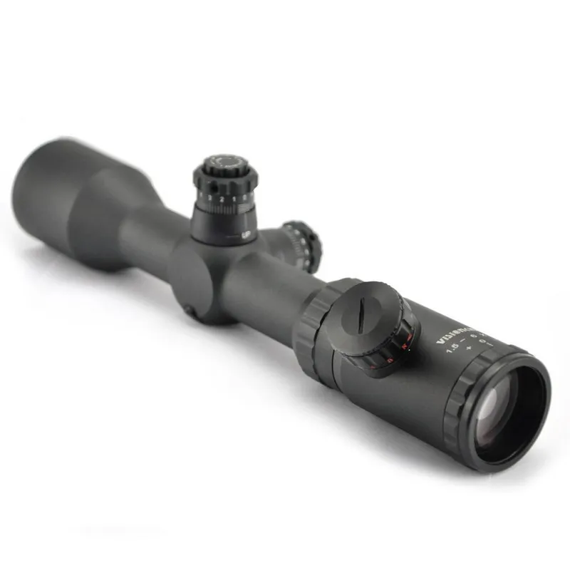 Visionking 1.5-6x42 Aim Riflescopes ar15 ak Waterproof Long Range Night Vision Hunting 30mm Tube Sniper Optical Sight .223 .308 | Спорт и