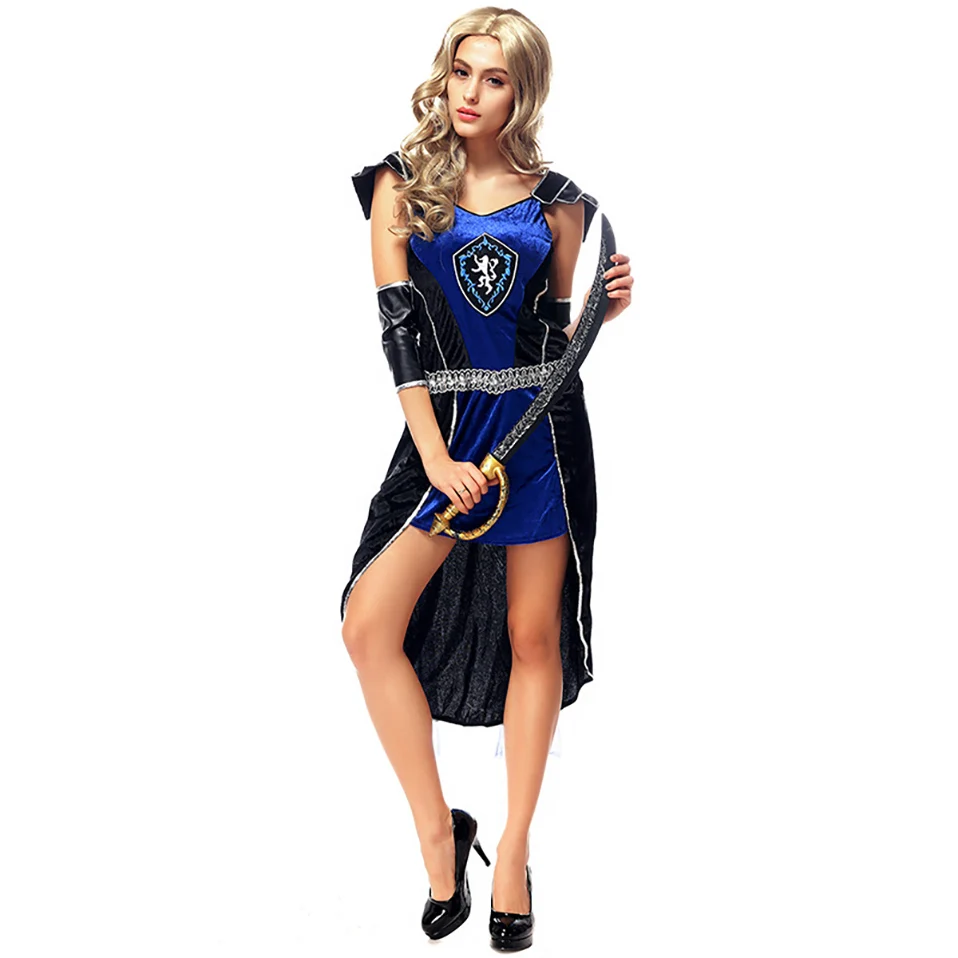 Греческая богиня древняя воин Европейская и американская игра униформа Хэллоуин