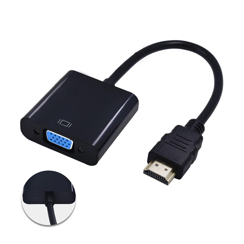 Teckepic Портативный HDMI Вход SVGA/VGA Выход конвертер/адаптер для ПК PS4 Xbox один Мониторы